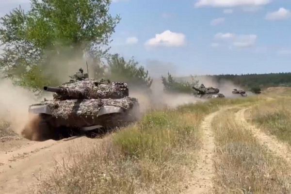 Минобороны РФ показало кадры боевой работы танка Т-72Б3М