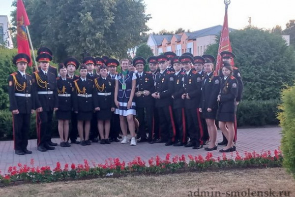Смоленские кадеты вошли в тройку лучших на гражданско-патриотической смене «За честь Отчизны!»