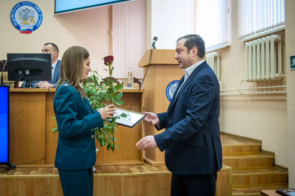 Губернатор Смоленской области принял участие в торжественном заседании региональной коллегии УФНС