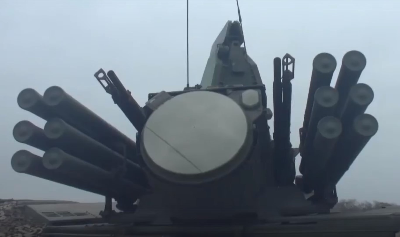 Российские военные заявили о круглосуточном дежурстве комплексов ПВО «Панцирь» в зоне спецоперации