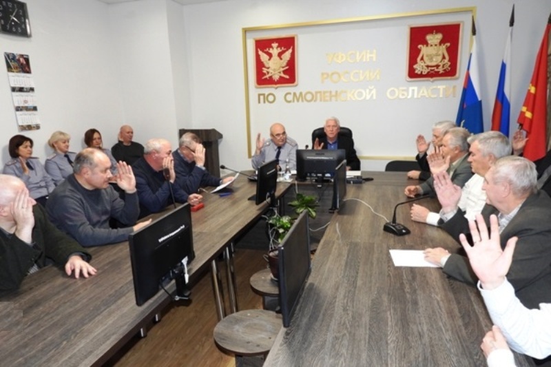 Совет ветеранов УФСИН России по Смоленской области провел отчетно-выборное собрание