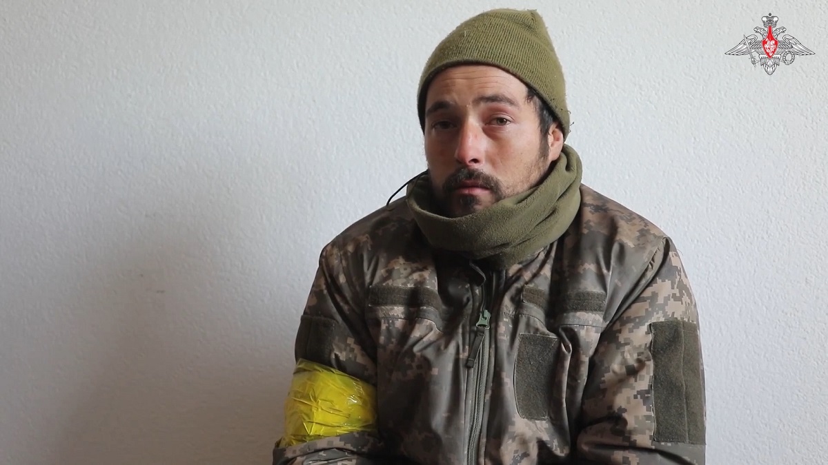 В Минобороны РФ показали интервью с пленным, бывшим военнослужащим ВСУ