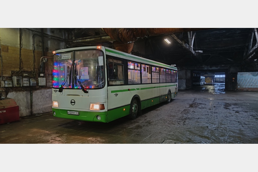 В Смоленске новогодний автобус можно будет встретить на разных маршрутах