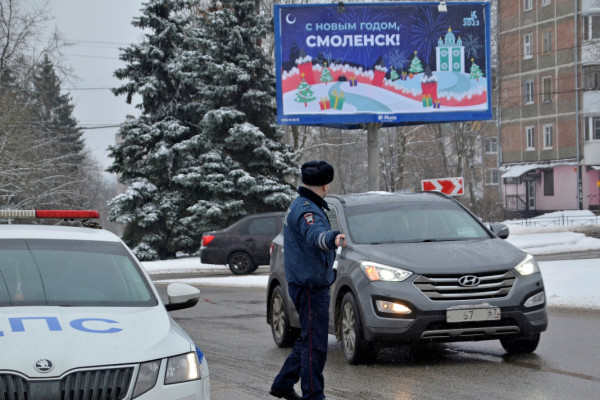 6 января дорожная полиция Смоленска проверит водителей