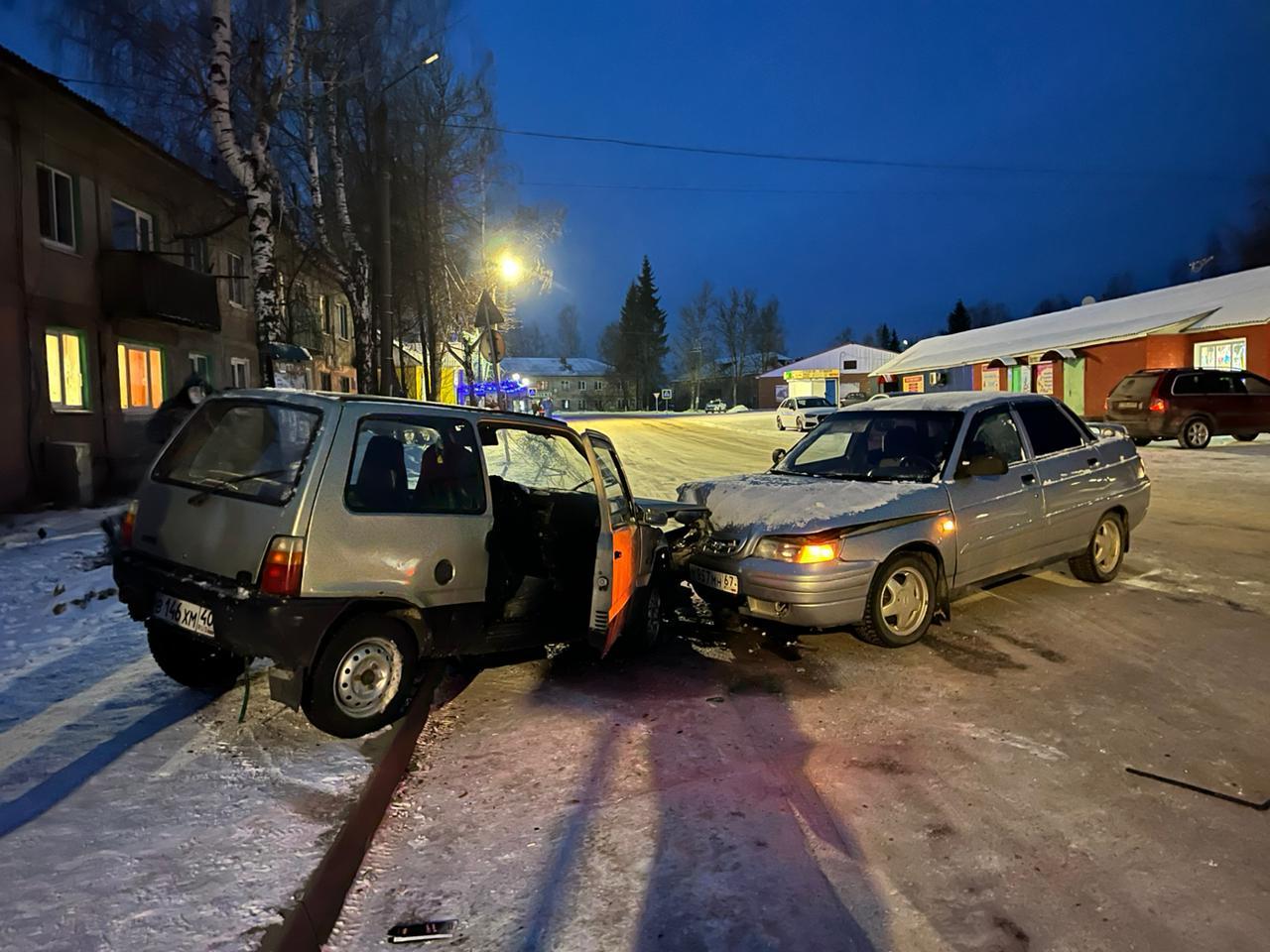 В Смоленской области произошло столкновение двух «ВАЗов»