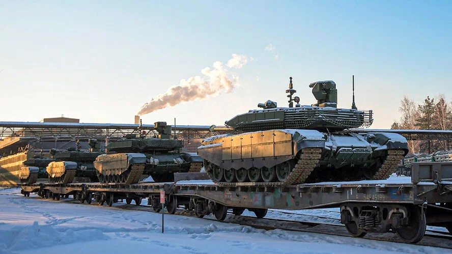 ВС России получили новейшую партию танков Т-90М «Прорыв»