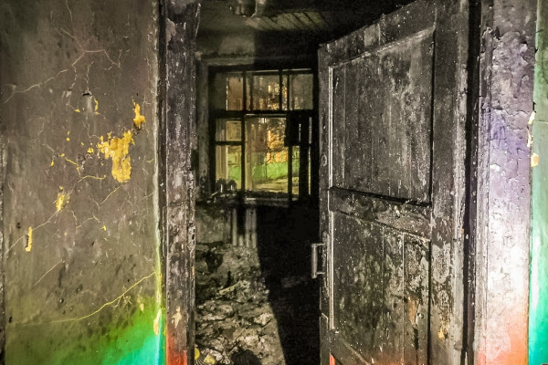В городе Ярцево горела квартира