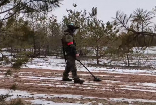 Минобороны РФ поделилось видеозаписью работы сапёров в зоне СВО