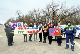 В Смоленской области сотрудники ГИБДД и отряд Юных инспекторов движения провели акцию «Автокресло – надежнее рук родителей!»
