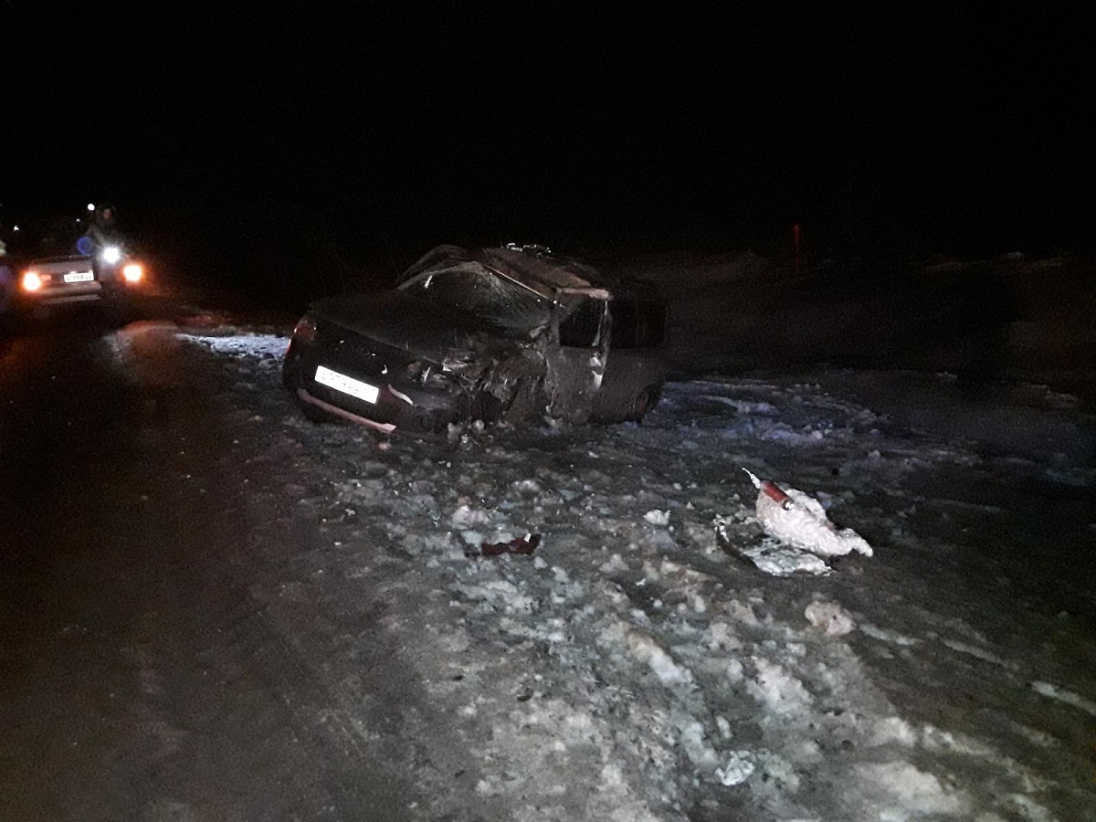 В Смоленском районе нетрезвый водитель Audi 100 врезался в «Ладу Ларгус»