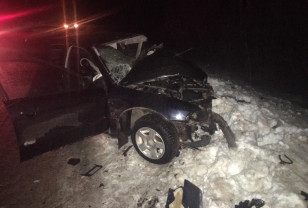 В Духовщинском районе столкнулись большегруз MAN и легковушка AUDI