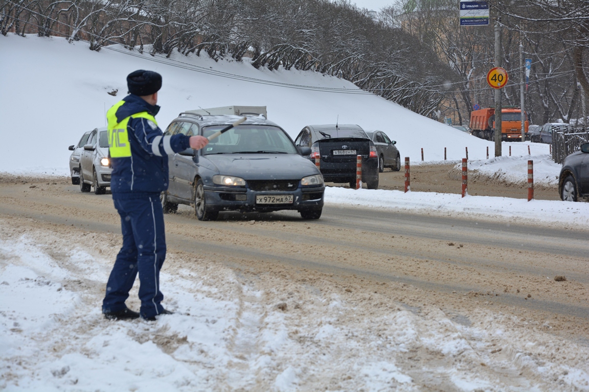 12 марта в Смоленске пройдут «сплошные проверки» водителей
