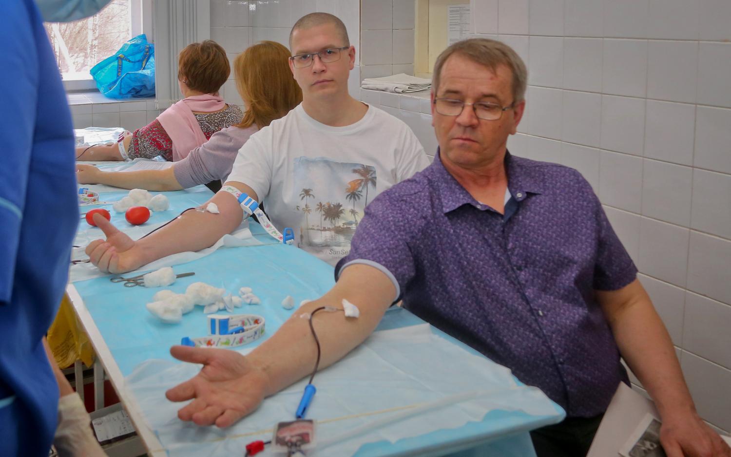 Смоленская АЭС: жители Десногорска в рамках донорской акции сдали около 50 литров крови 