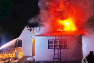 В результате неисправности печи в Вяземском районе загорелся частный дом