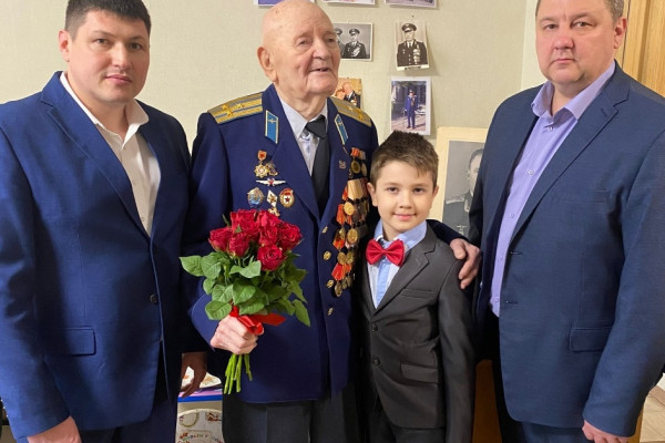«ПобратиМЫ» поздравили полковника Бориса Сергеевича Пантелеева с 96-летием