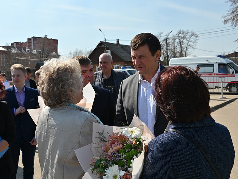 Игорь Ляхов почтил память Юрия Гагарина и встретился с его родственниками