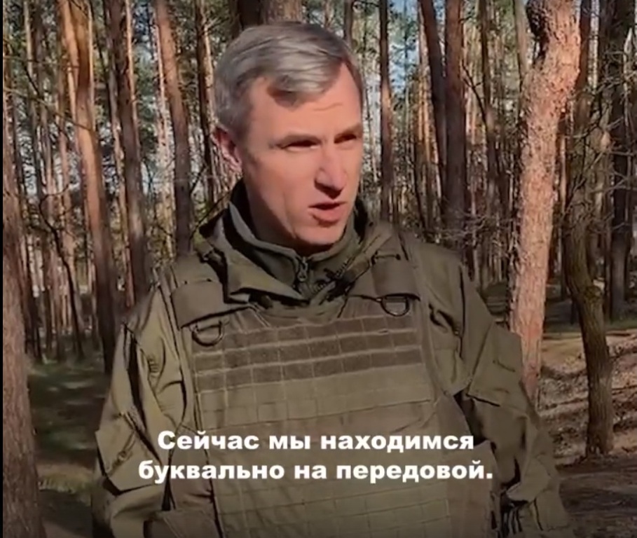 Василий Анохин на выходных посетил смоленских бойцов в зоне СВО