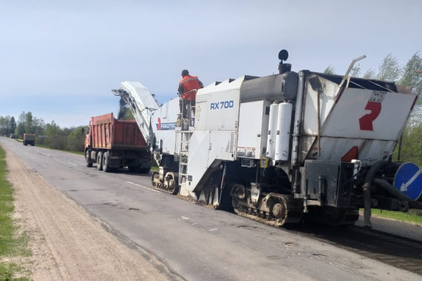 Предприятие «Смоленскавтодор» приступило к ремонту дороги Демидов – Рудня
