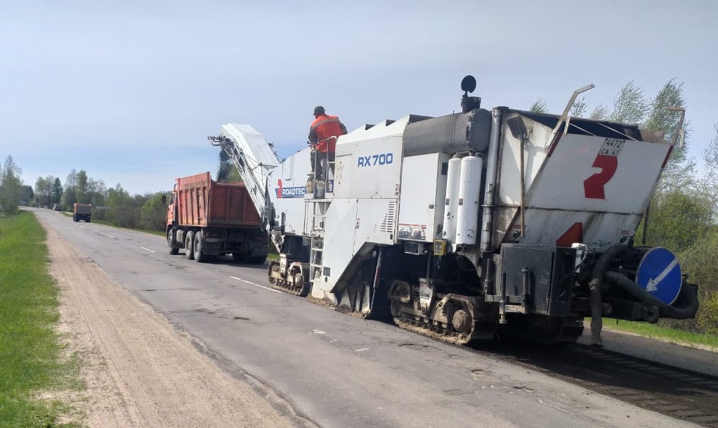 Предприятие «Смоленскавтодор» приступило к ремонту дороги Демидов – Рудня