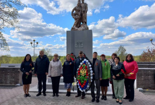 В Велиже у мемориала Лидова гора почтили память павших