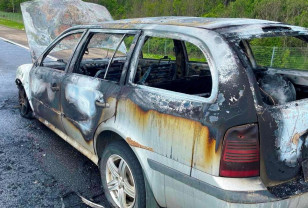 В Смоленской области за прошедшие сутки пожарные трижды тушили горящие автомобили