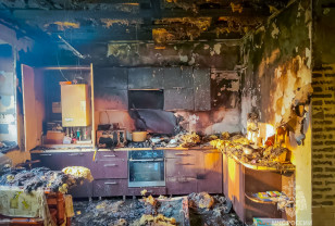 На окраине Смоленска случился пожар в частном доме