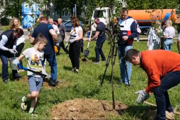 Представители судейского сообщества Смоленской области высадили памятную аллею
