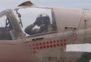 Кадры боевого вылета Су-25 в зоне проведения спецоперации