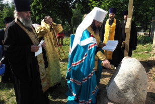 В Смоленске заложили камень в основание храма на территории Смоленского государственного медицинского университета
