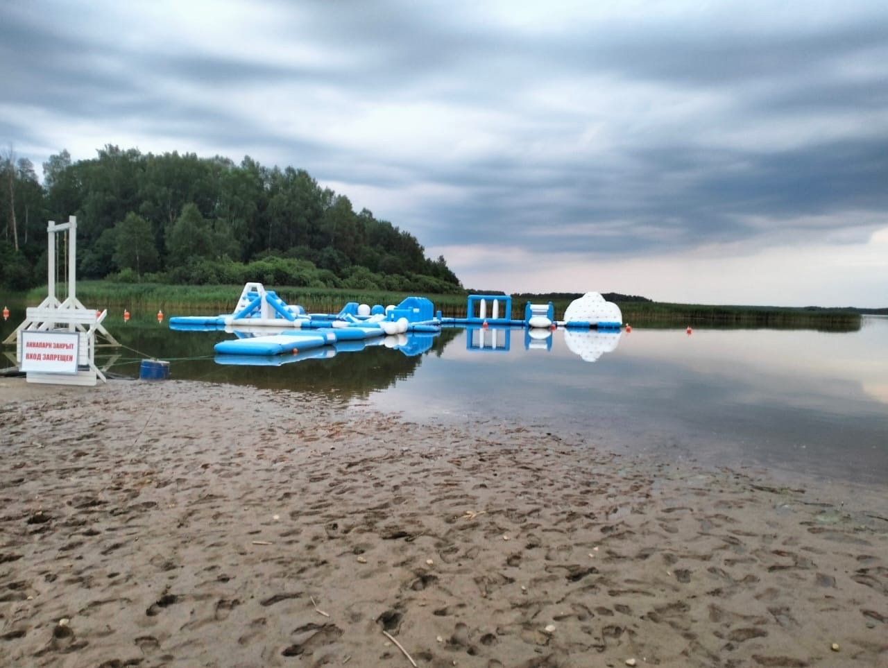 В Смоленской области при купании на водных батутах утонул 5-летний мальчик