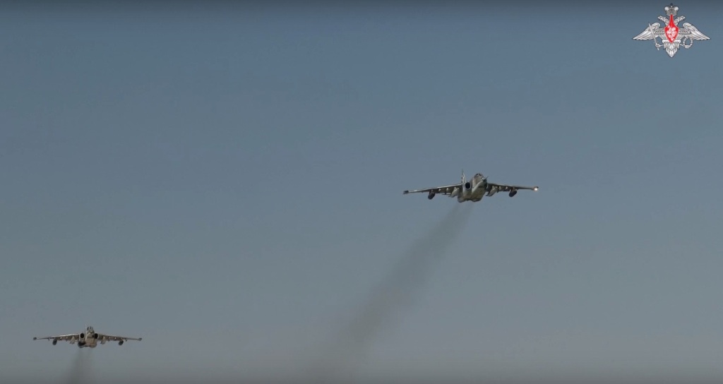 На  Краснолиманском направлении экипажи штурмовиков Су-25СМ нанесли ракетный удар по позициям противника