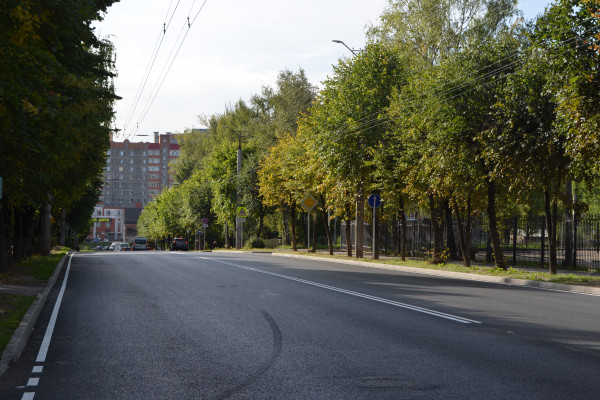 В Смоленске завершили ремонт улицы Румянцева