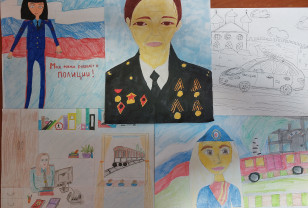 В Смоленске дети транспортных полицейских отразили работу своих родителей в рисунках