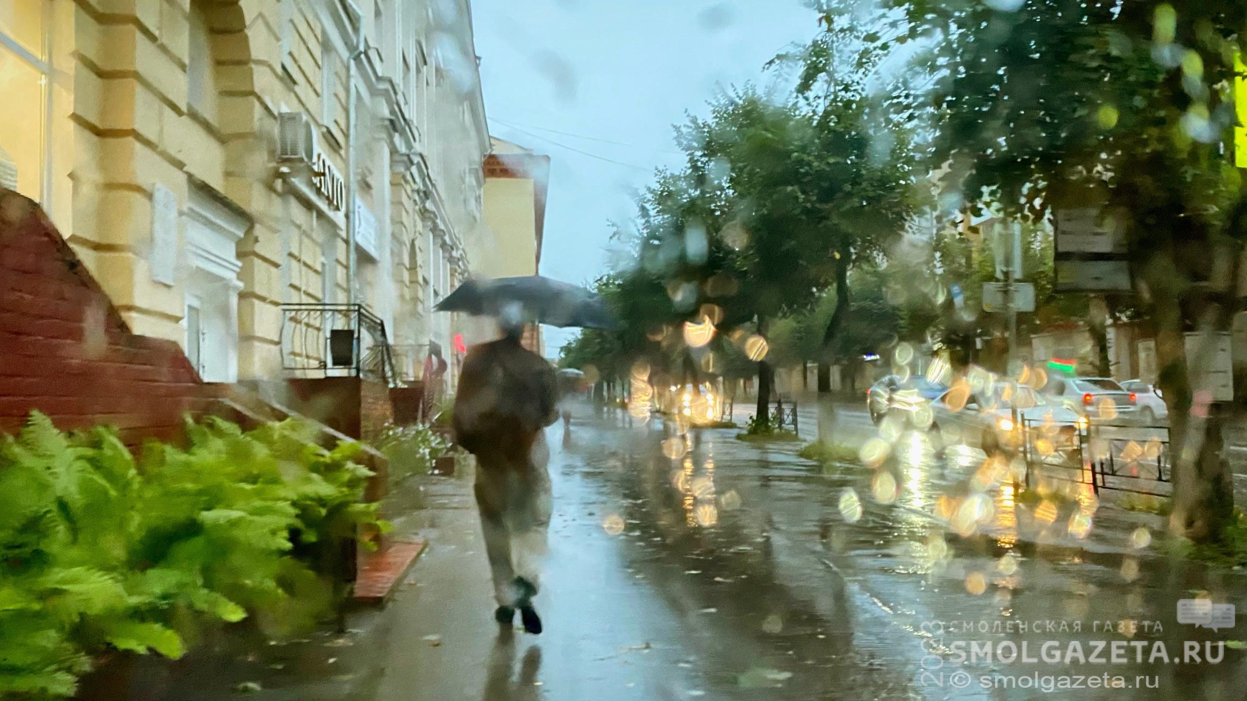 В Смоленске в пятницу пройдут кратковременные дожди