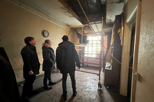 В Смоленске пострадавшее жильё по улице Большая Советская будут ремонтировать несколько недель