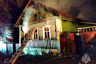 Смоленским пожарным удалось спасти от уничтожения дачу в Демидове