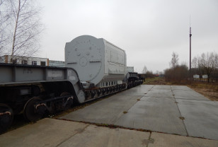 На Смоленскую ТЭЦ-2 прибыл статор нового турбогенератора