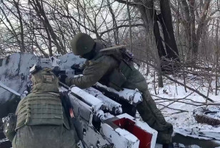 На Купянском направлении противотанковый расчёт ВС РФ уничтожил украинский опорный пункт