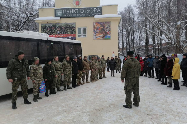 Контрактники Смоленской области пополнили ряды Вооружённых Сил РФ