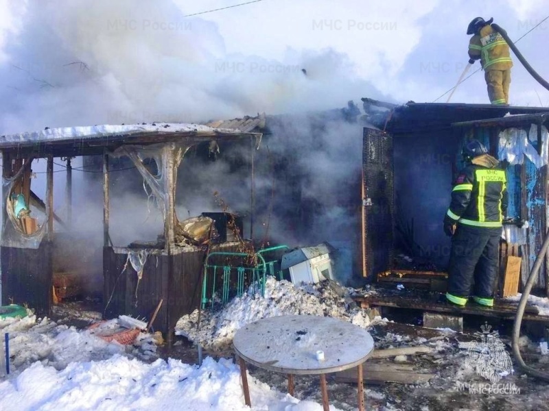 В селе Пречистое Гагаринского района случился пожар