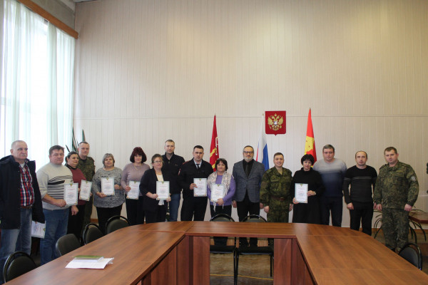 В Смоленской области наградили дружинников за помощь в сфере защиты и охраны госграницы