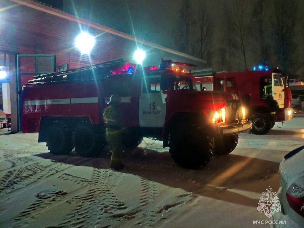 Ночные тренировки МЧС прошли в Десногорске