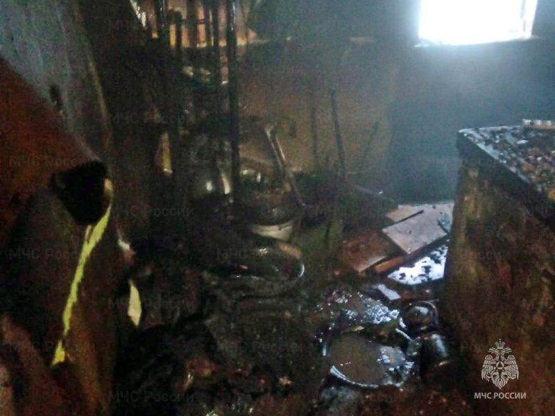 В Дорогобужском районе при пожаре погиб 61-летний мужчина