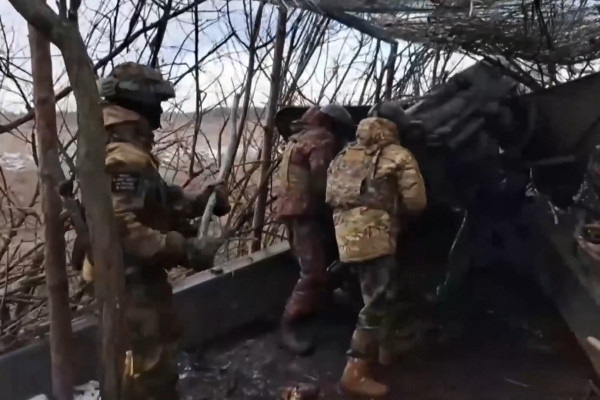 Российские артиллеристы-десантники уничтожили отделение ВСУ на правом берегу Днепра