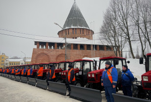 15 единиц новой снегоуборочной техники прибыло в Смоленск