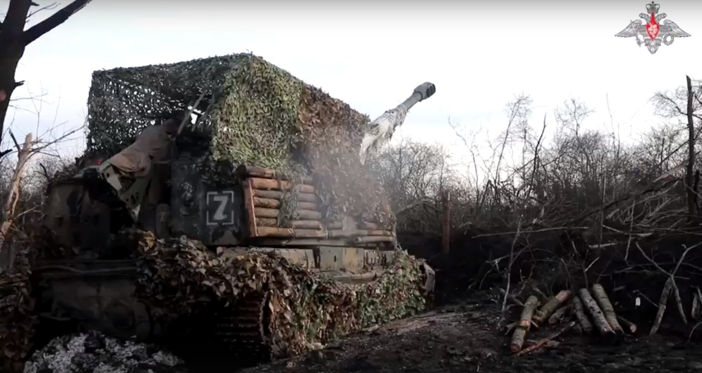Расчеты гаубиц «Мста-С» уничтожили закрытые огневые позиции артиллерии ВСУ