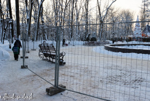 В Смоленске временно оградят территорию парка им. М.И. Глинки