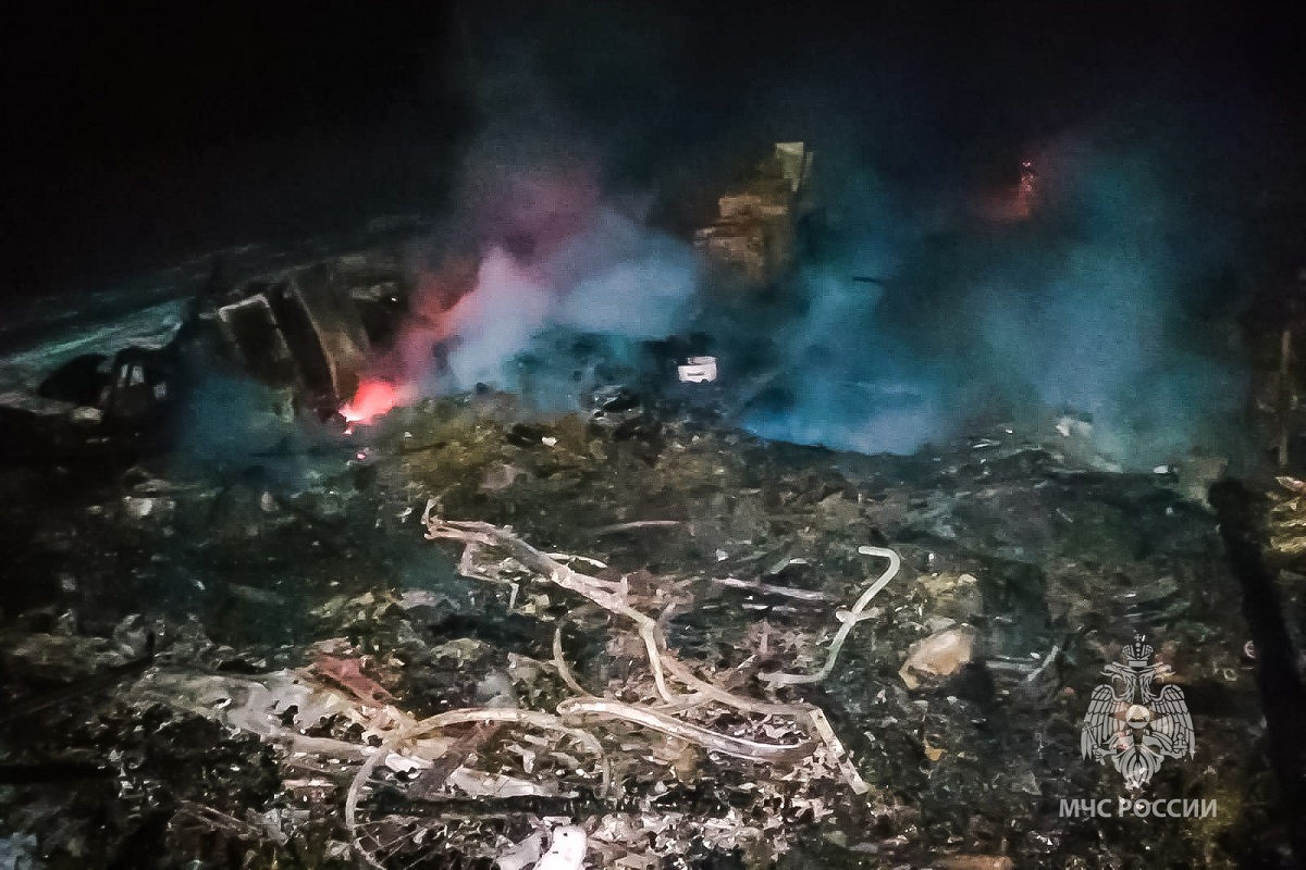 В Дорогобужском районе в результате пожара погиб человек