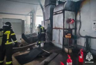В Смоленской области на одном из предприятий Десногорска случился пожар