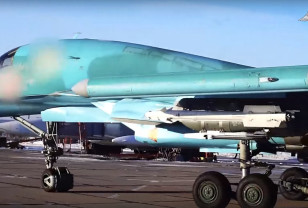 Экипаж истребителя-бомбардировщика Су-34 уничтожил скопление живой силы противника в зоне СВО